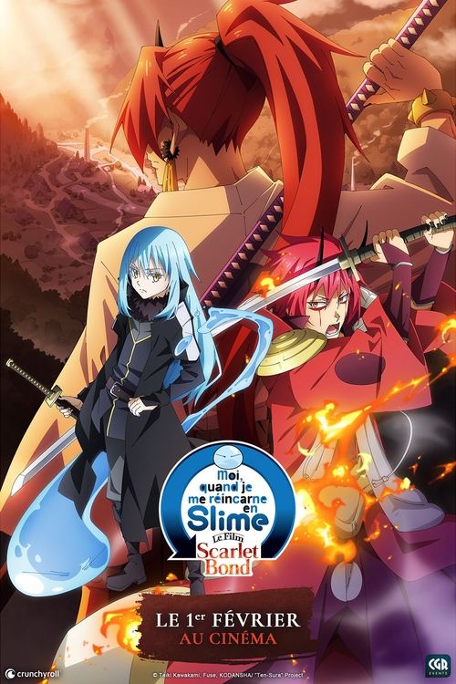 Affiche de Moi Quand Je Me Réincarne En Slime - Le Film - Scarlet Bond